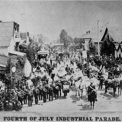 Fourth of July industrial parade