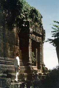 Wat Phou Khmer temple ruins in Champasak Province