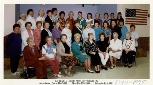 Barneveld Legion Auxiliary members, 1994