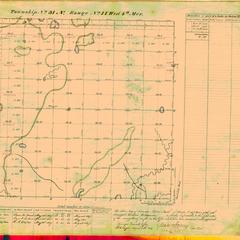 [Public Land Survey System map: Wisconsin Township 31 North, Range 17 West]