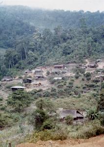 Blue Hmong (Hmong Njua) village in northern Thailand