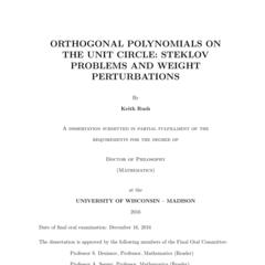 Orthogonal Polynomials on the Unit Circle: Steklov Problems and Weight Perturbations