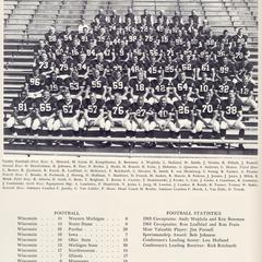 1963-64 Badger football team photo