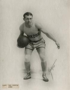 Basketball captain Ted Curtis