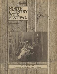 North Country Folk Festival program, 1981