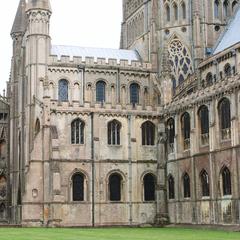 Ely Cathedral west side of north transept