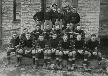 1921-22 Wisconsin Mining School football squad