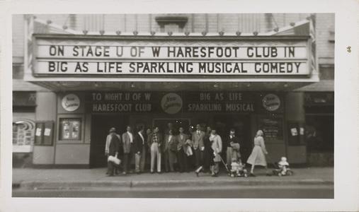 Haresfoot Club outside theater