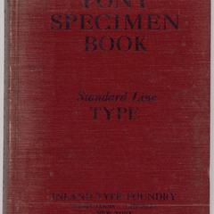 Specimen book and catalog
