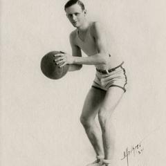 Basketball captain Fred Hakbarth