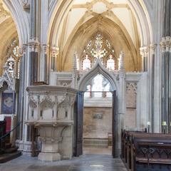 Wells Cathedral interior choir