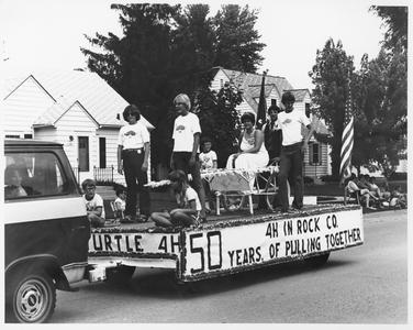 Rock County 4-H Fair parade, 1979