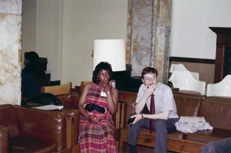 Students at 1993 Academic Advancement Program graduation ceremony