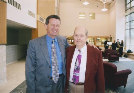 Chancellor Bruce Shepard and Chancellor Emeritus Edward W. Weidner