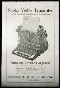 Sholes typewriter - Meiselbach