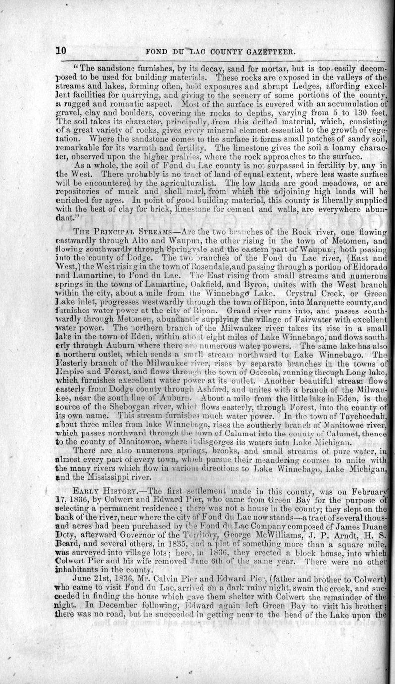 Fond du Lac County gazetteer Full view UWDC UWMadison Libraries