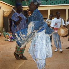 Dancers and drummers at Al Hassan Hotel