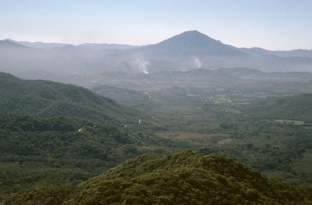 Valley of Casimiro Castillo, with view of Cerro La Petaca