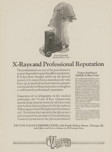 Victor X-Ray Corporation advertisement
