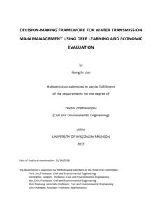 Decision-Making Framework for Water Transmission Main Management Using Deep Learning and Economic Evaluation