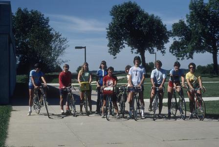 Bike ride, 1980