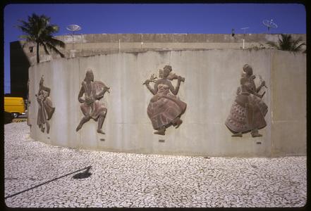Wall of Orixa (Orisa / Orisha) Sculptures by Mario Cravo