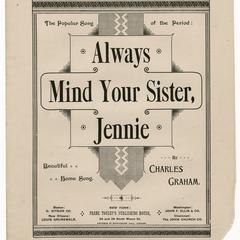 Always mind your sister, Jennie