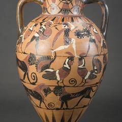 Storage Jar (Neck Amphora) with Amazonomachy