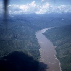 Aerial view of Mekong River
