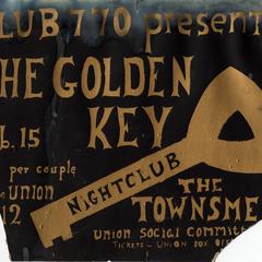 'The Golden Key' party poster