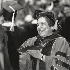Chancellor Donna Edna Shalala at spring commencement