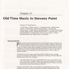 Old-time music in Stevens Point