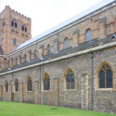 St Albans Cathedral exterior nave north side