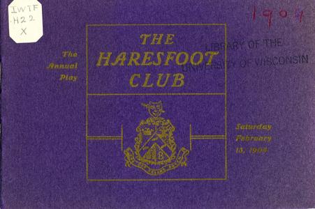 Haresfoot 'College Boy' program