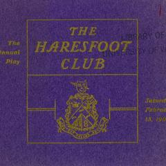 Haresfoot 'College Boy' program
