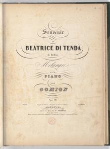 Souvenir de Beatrice di Tenda