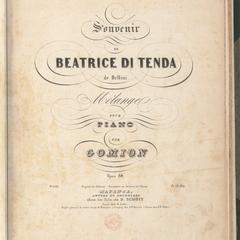 Souvenir de Beatrice di Tenda