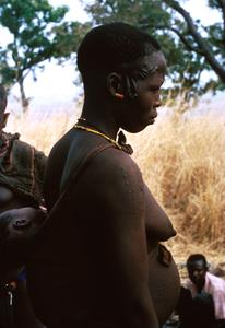 Young Woman with Scarification