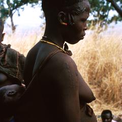 Young Woman with Scarification
