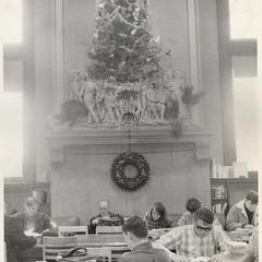 Christmas tree at the Wausau Public Library 1966