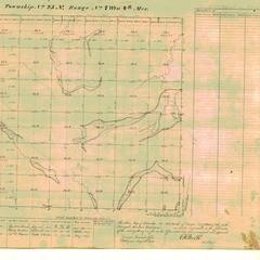 [Public Land Survey System map: Wisconsin Township 25 North, Range 07 West]