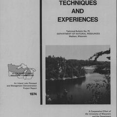 Survey of lake rehabilitation techniques and experiences : an inland lake renewal and management demonstration project report