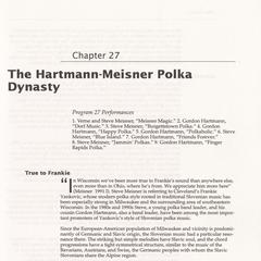The Hartmann-Meisner polka dynasty