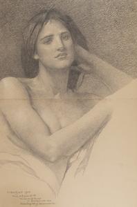 Allegorical Figure of the Mississippi River, study for Wisconsin