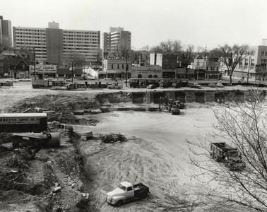 Excavation for the Humanities building