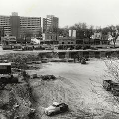 Excavation for the Humanities building