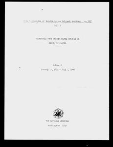 Despatches from U.S. Consuls in Seoul, Korea, 1886-1906