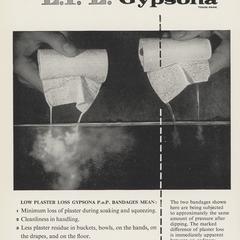 Low Plaster Loss Gypsona advertisement
