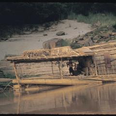 Bamboo/reed houseboat
