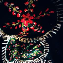 Decorative Rugs Woven from Raffia